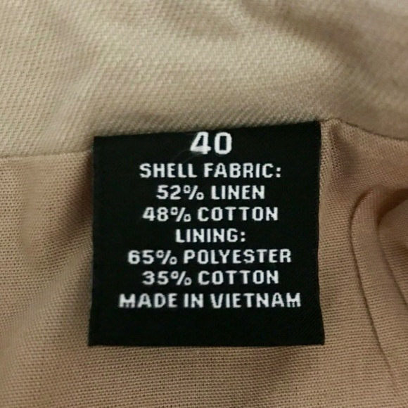 NEW Claiborne Mens Linen Blend Blazer Size 40 - Picture 6 of 8